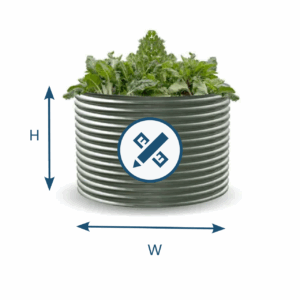 ROUND RAISED GARDEN BED