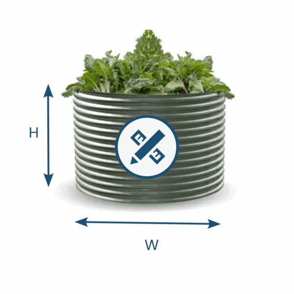 ROUND RAISED GARDEN BED