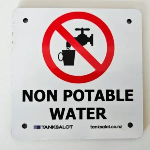 NON POTABLE WATER SIGN