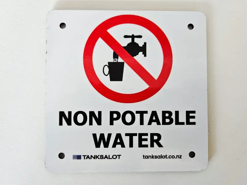 NON POTABLE WATER SIGN - Image 2